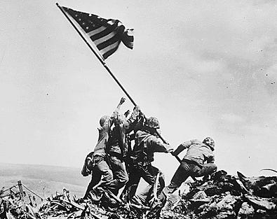 the flag at iwo jima